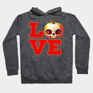 Pumpkin Love Halloween Design Hoodie